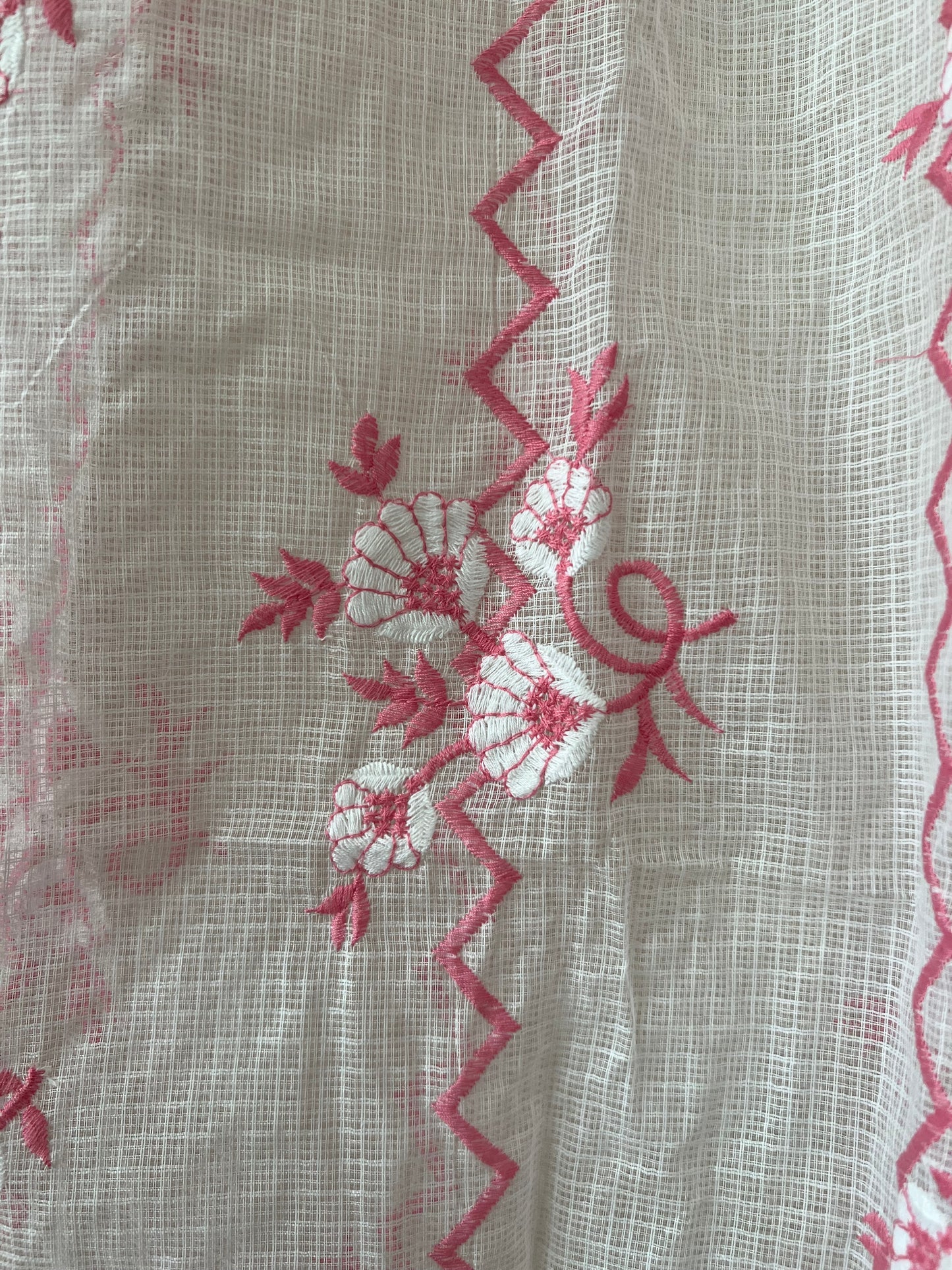 Kota doria embroidered dupatta