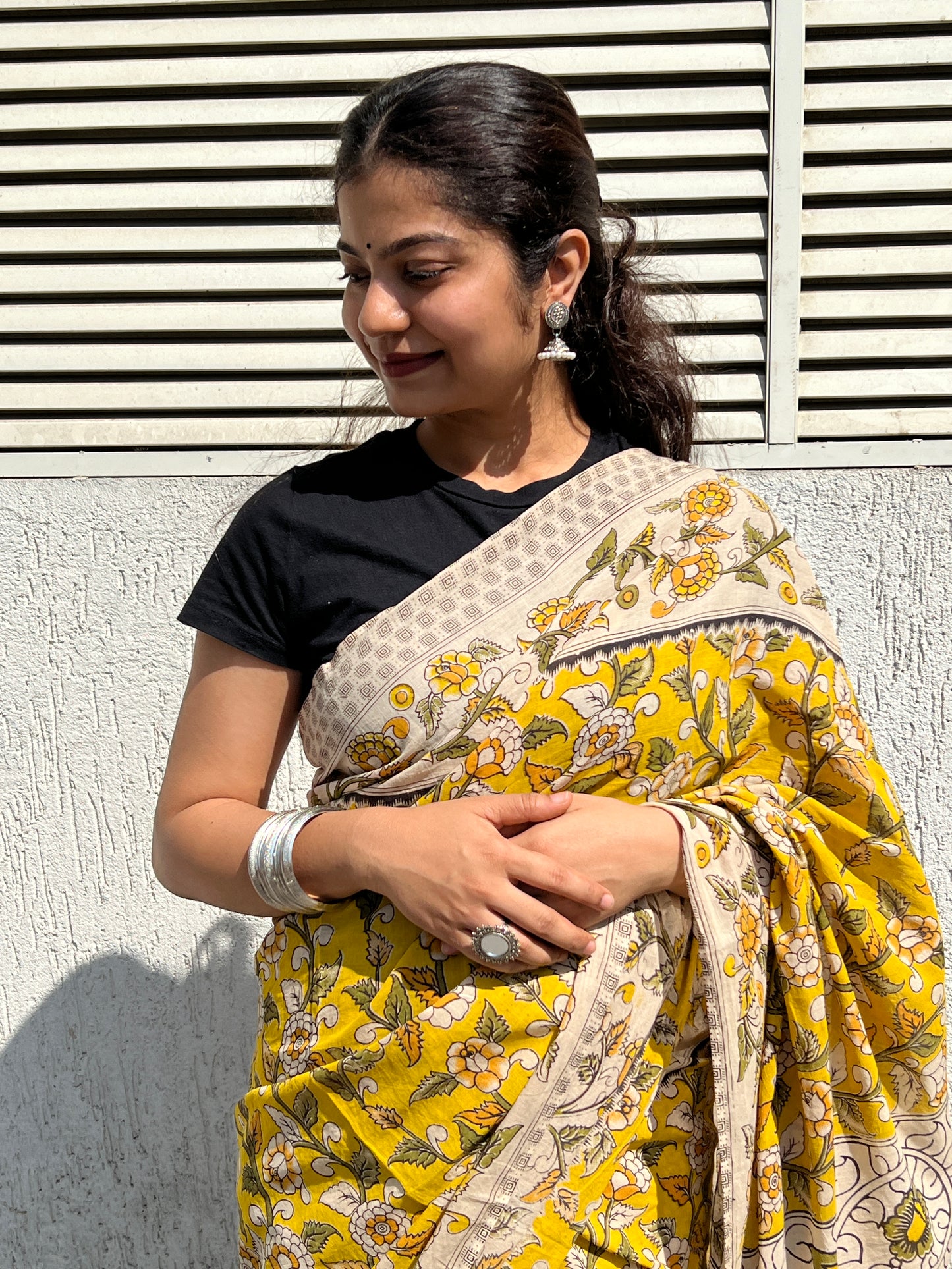 Kalamkari cotton saree