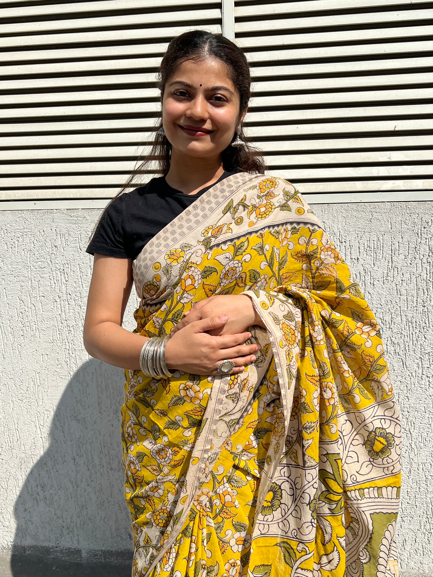 Kalamkari cotton saree