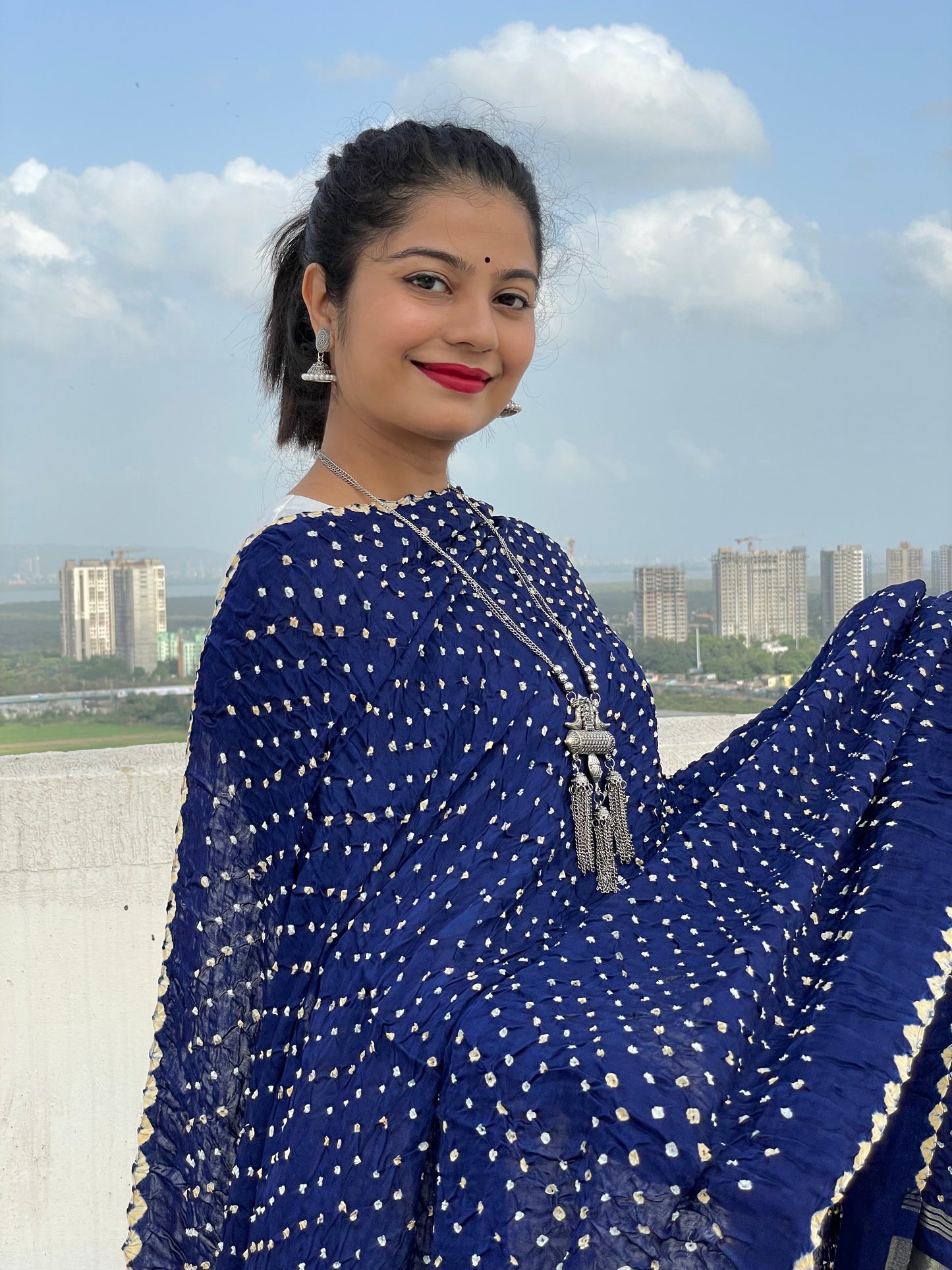 Bandhani Silk Dupatta