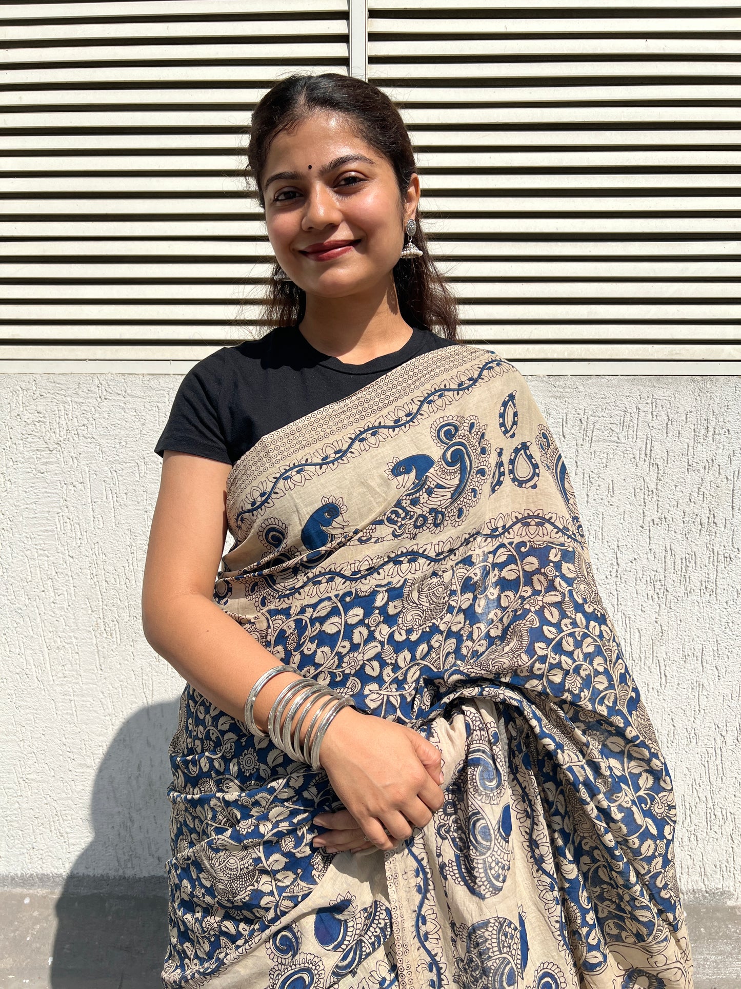 Kalamkari cotton saree