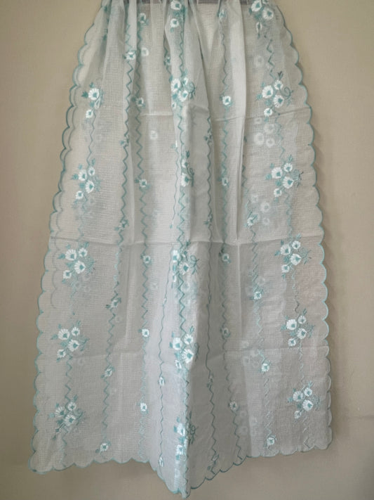 Kota doria embroidered dupatta