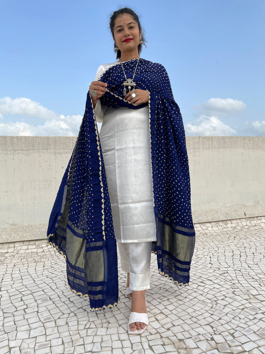 Bandhani Silk Dupatta